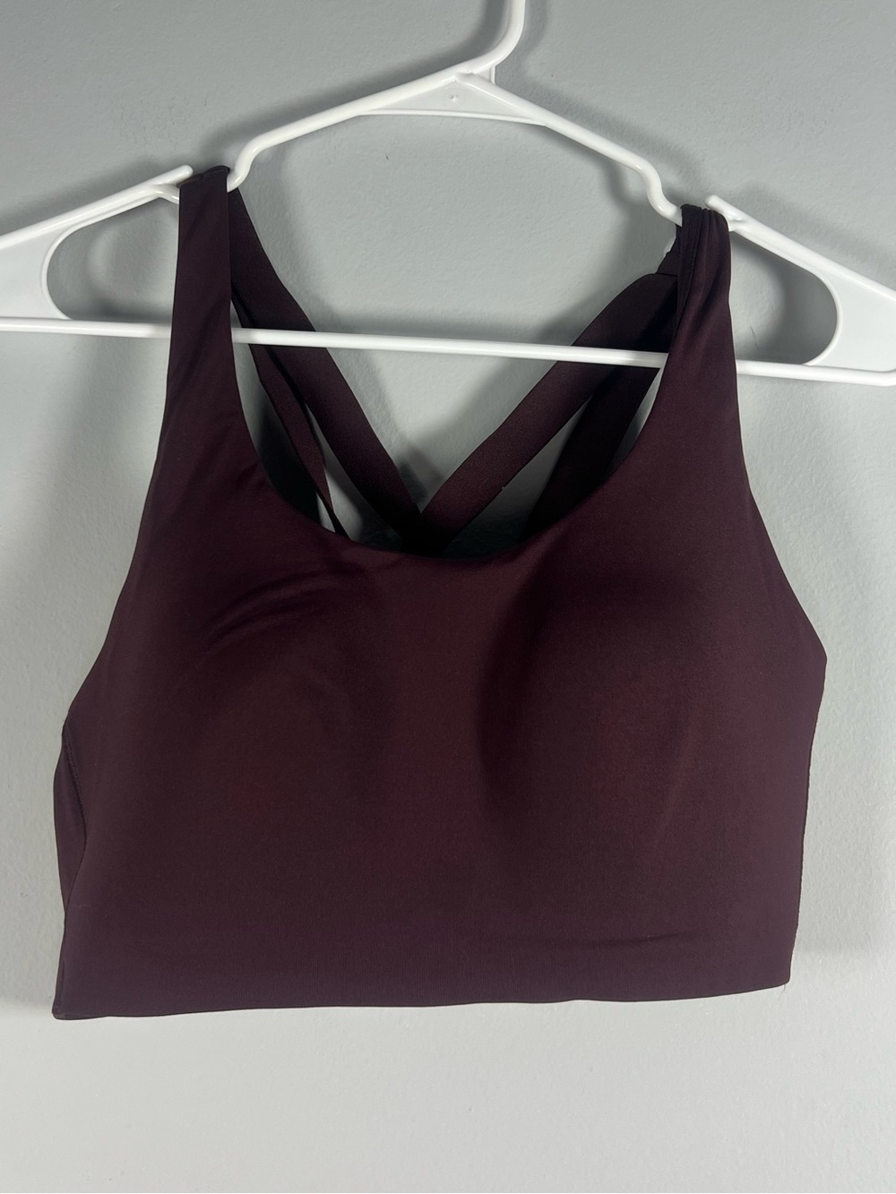 Lululemon Energy Bra *High Support Sport Bra Cups Goodnight Plum 36C - Picture 4 of 8